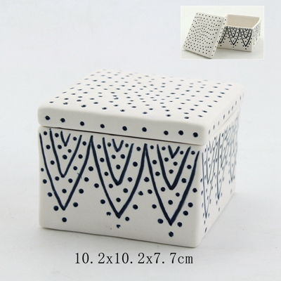 small ceramic jewelry box
