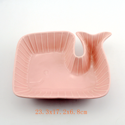 ceramic whale shaped bowl