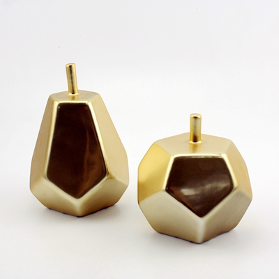 personalized ceramic apple ornament