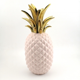 sculpture décorative ananas en céramique