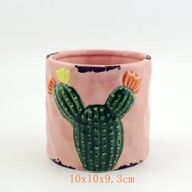 Cactus en céramique pot de jardinière set de 3