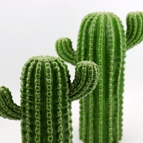 décors de maison en céramique vert cactus figurine