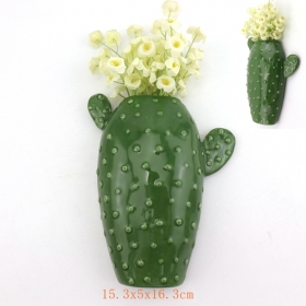 céramique cactus Tenture murale décor vase